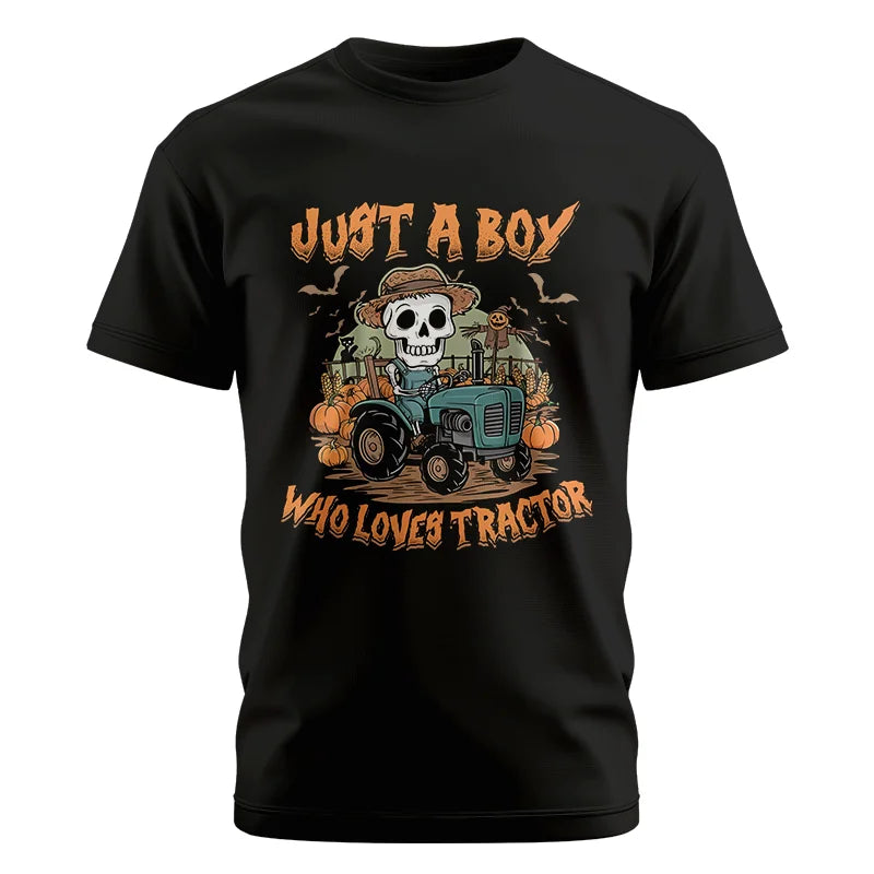 Tractors Halloween Themed - Unisex Cotton Crew Tee