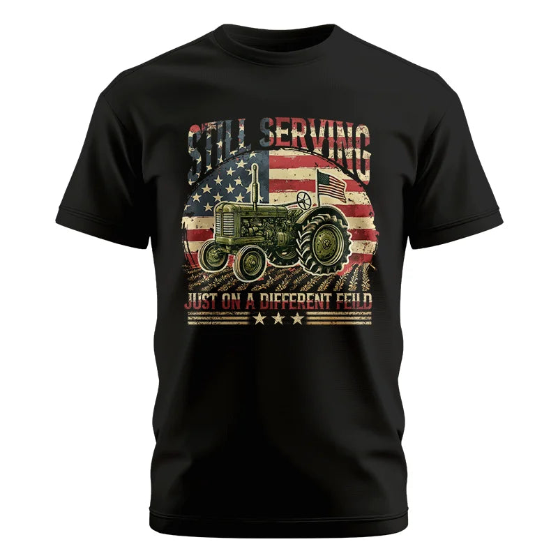 Veteran Farmer Still Serving 10 - Unisex Cotton Crew Tee