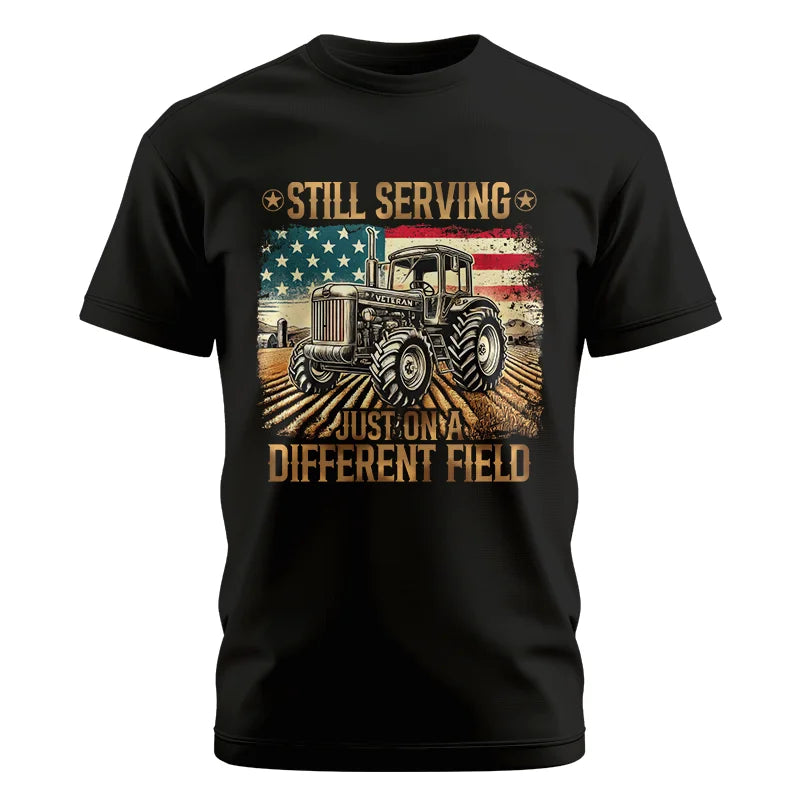 Veteran Farmer Still Serving 2 - Unisex Cotton Crew Tee