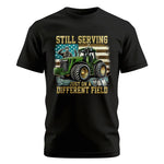 Veteran Farmer Still Serving 3 - Unisex Cotton Crew Tee