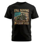 Veteran Farmer Still Serving 5 - Unisex Cotton Crew Tee