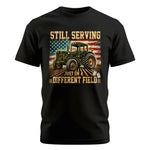 Veteran Farmer Still Serving 7 - Unisex Cotton Crew Tee