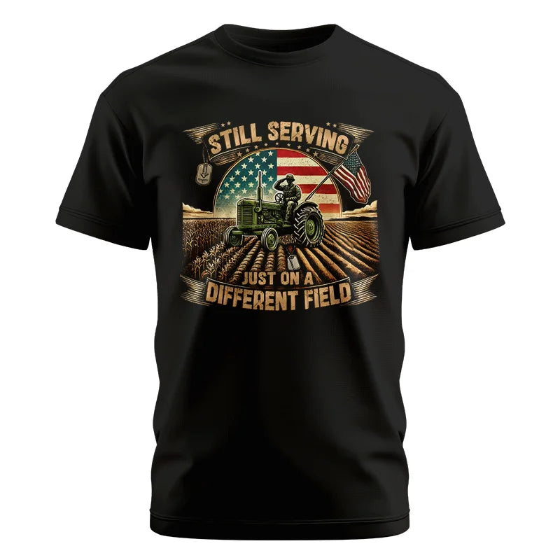 Veteran Farmer Still Serving 8 - Unisex Cotton Crew Tee