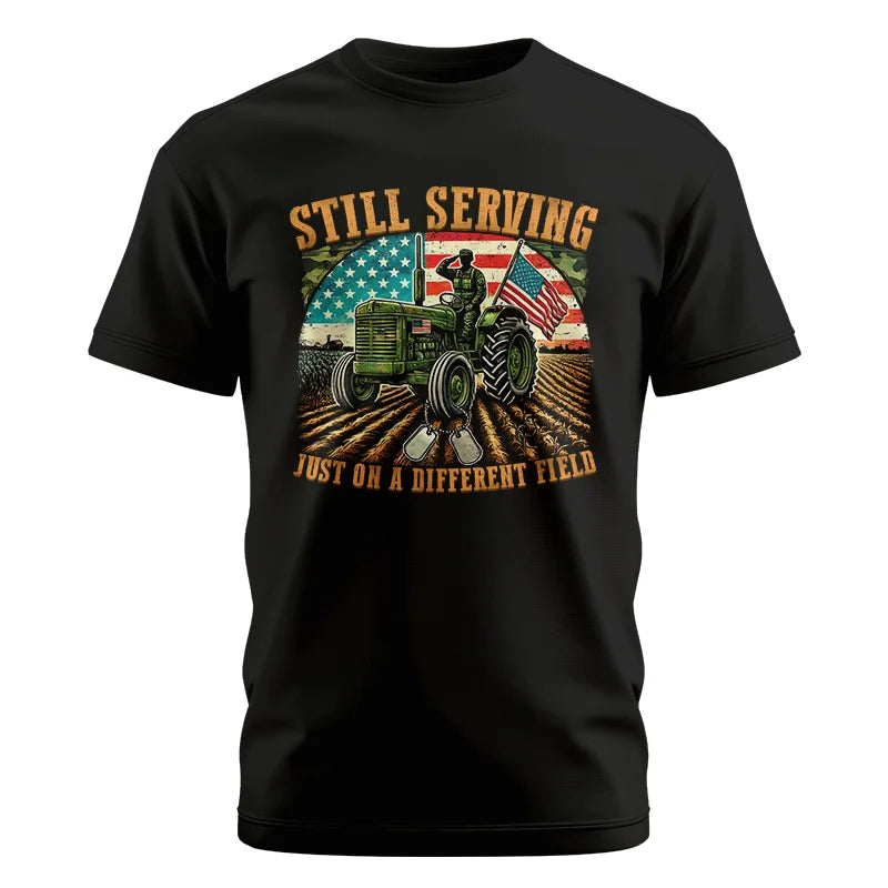 Image of Veteran Farmer Still Serving 9 - Unisex Cotton Crew Tee