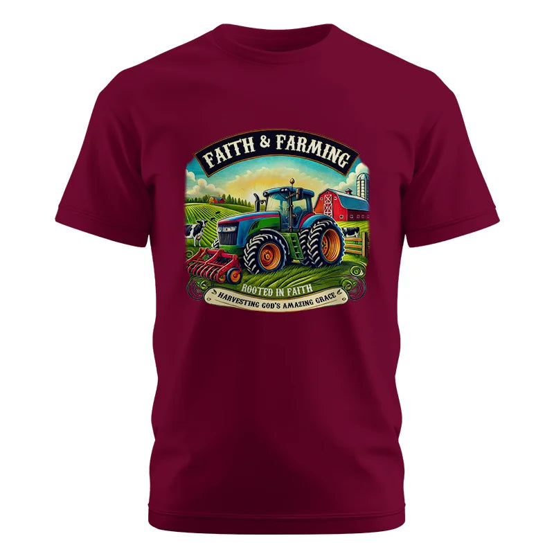 Faith And Farming 2 - Unisex Cotton Crew Tee