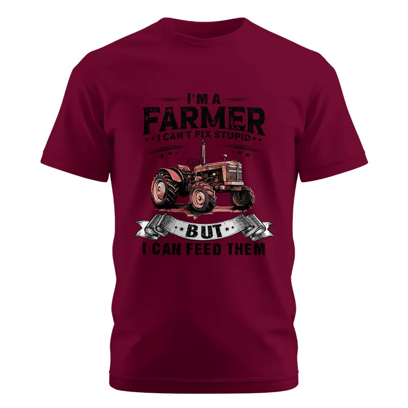 Farmer Can't Fix Stupid - Unisex Cotton Crew Tee