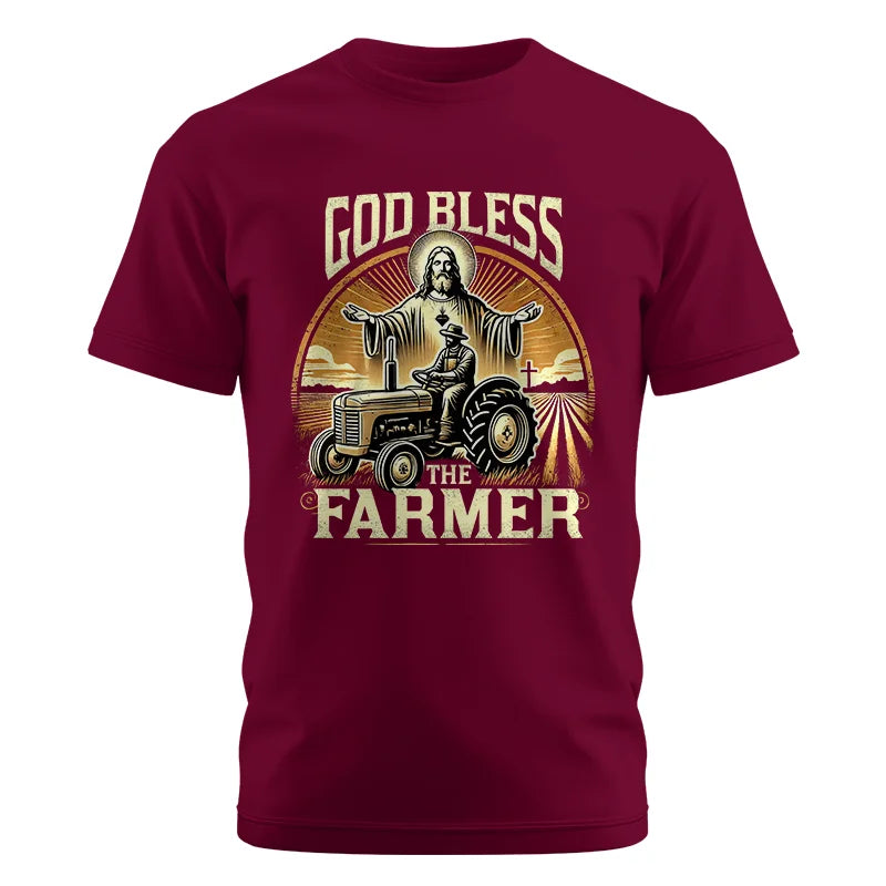 Image of God Bless The Farmer 1 - Unisex Cotton Crew Tee