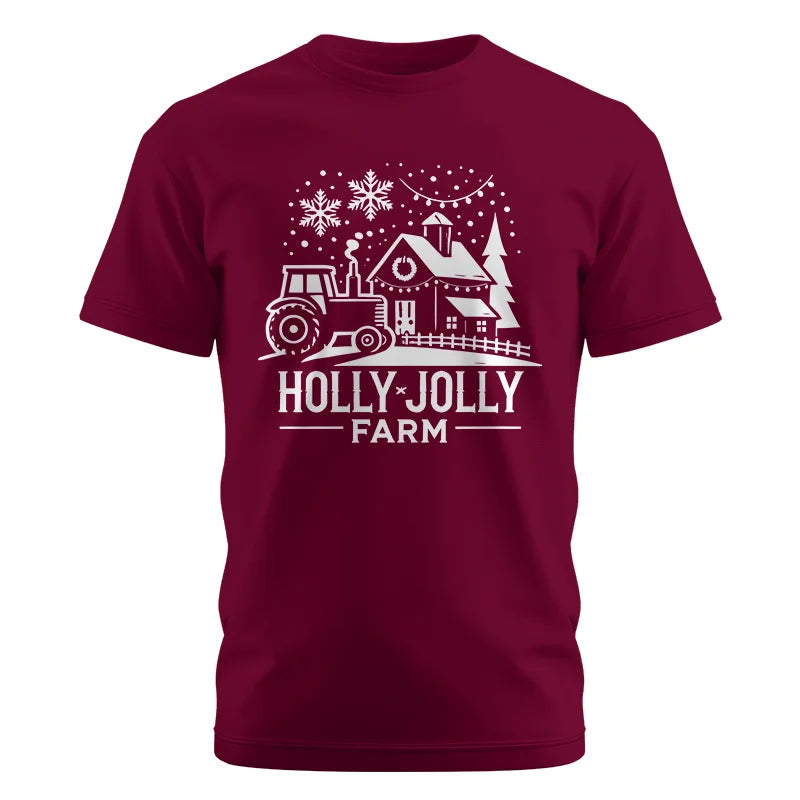 Holly Jolly 3 - Unisex Cotton Crew Tee