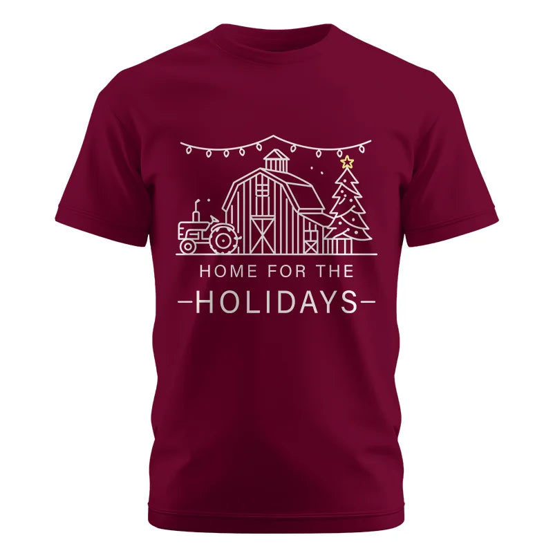 Home For The Holidays - Unisex Cotton Crew Tee