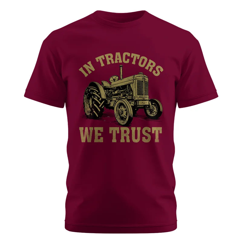 Image of In Tractors We Trust - Unisex Cotton Crew Tee