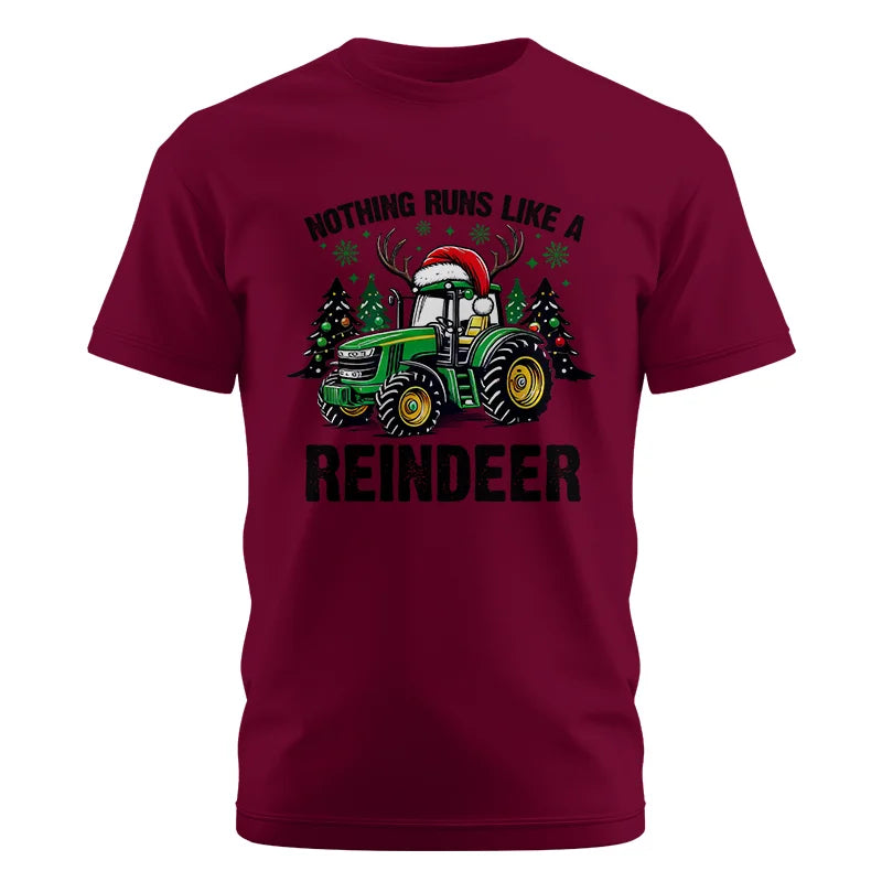 Nothing Runs Like A Reindeer 3 - Unisex Cotton Crew Tee