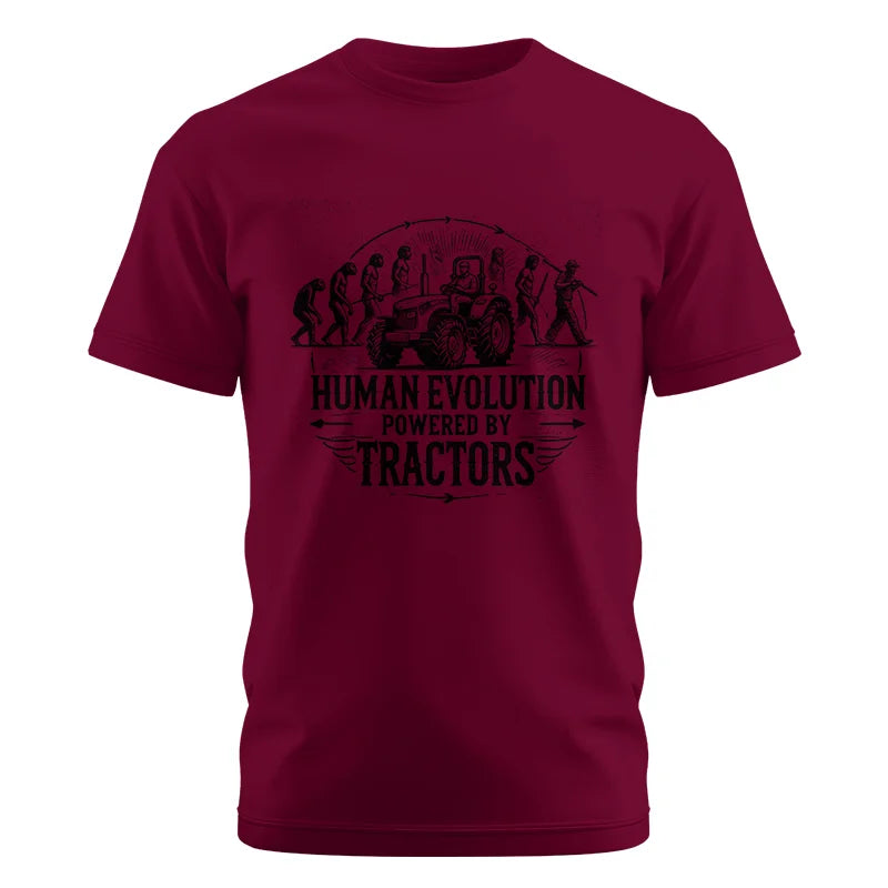 Powered Tractors - Unisex Cotton Crew Tee