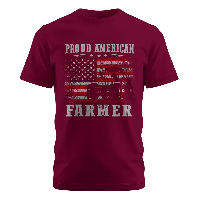 Proud American Farmer - Unisex Cotton Crew Tee