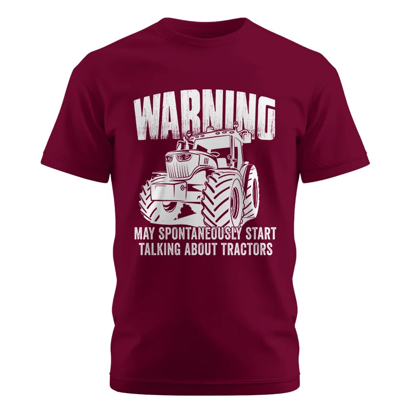 Talking About Tractor - Unisex Cotton Crew Tee