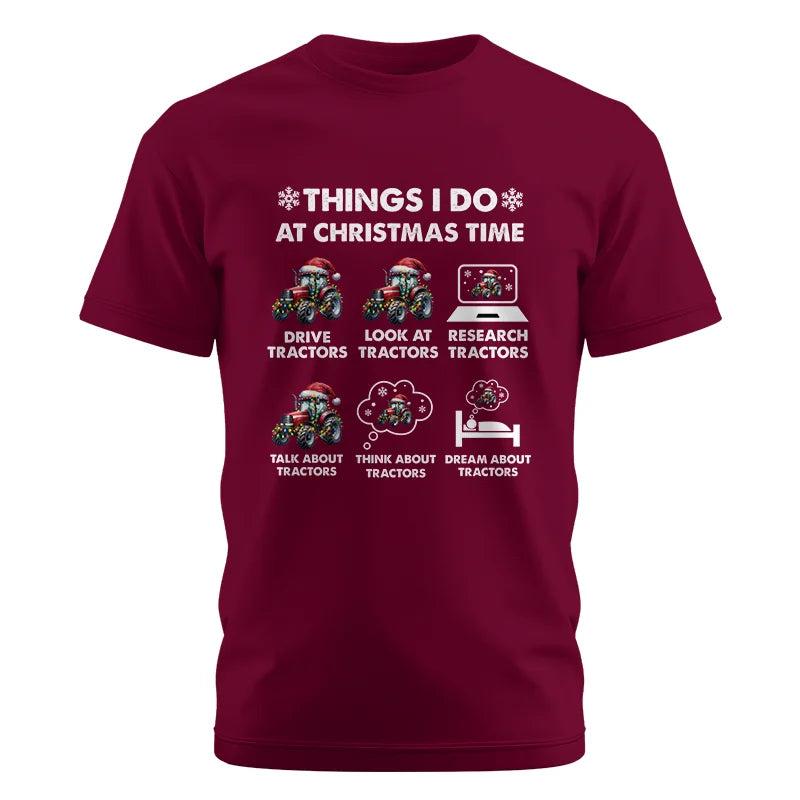 Image of Things I Do At Christmas Time - Unisex Cotton Crew Tee