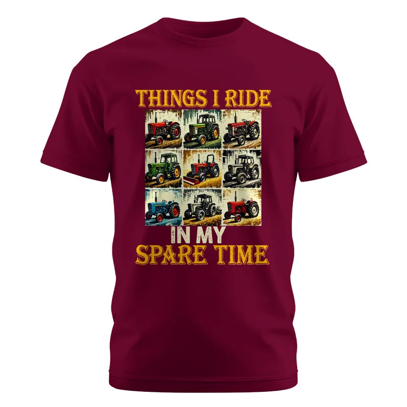 Things I Ride In My Spare Time 2 - Unisex Cotton Crew Tee