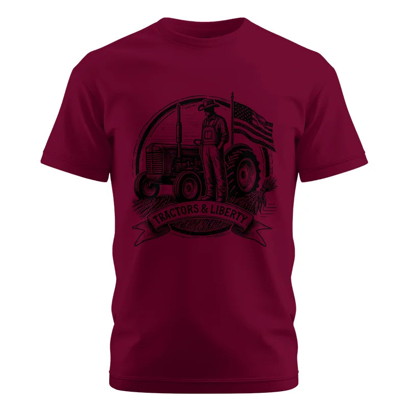 Image of Tractors And Liberty - Unisex Cotton Crew Tee