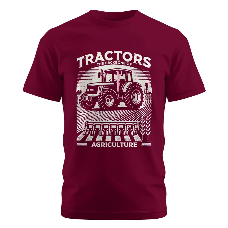 Image of Tractors The Backbone Of Agriculture - Unisex Cotton Crew Tee