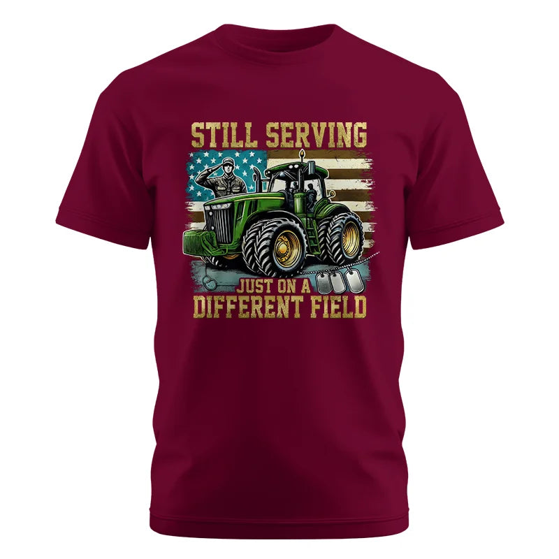 Veteran Farmer Still Serving 3 - Unisex Cotton Crew Tee