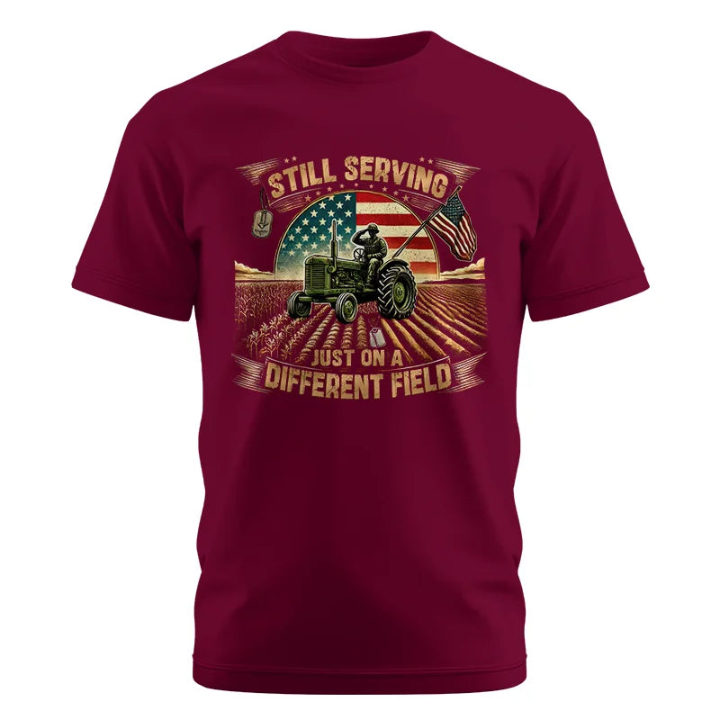 Veteran Farmer Still Serving 8 - Unisex Cotton Crew Tee