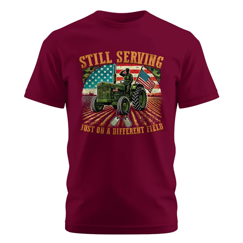 Image of Veteran Farmer Still Serving 9 - Unisex Cotton Crew Tee