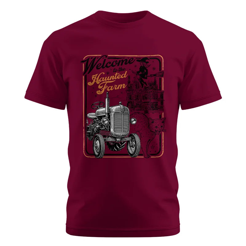 Welcome To The Haunted Farm 1 - Unisex Cotton Crew Tee