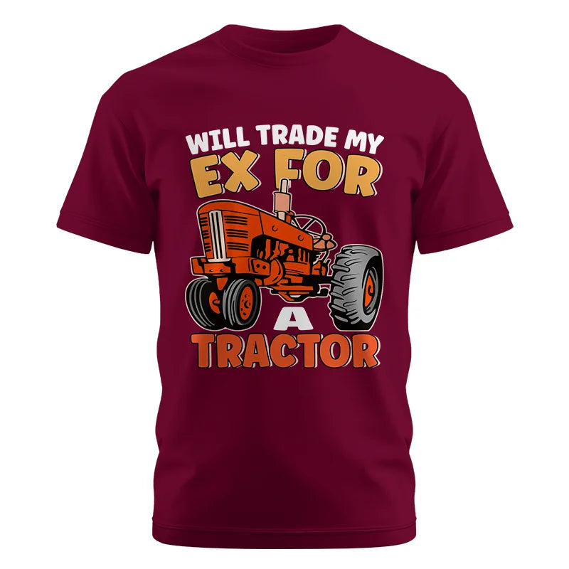 Image of Will Trade My Ex For Tractor - Unisex Cotton Crew Tee