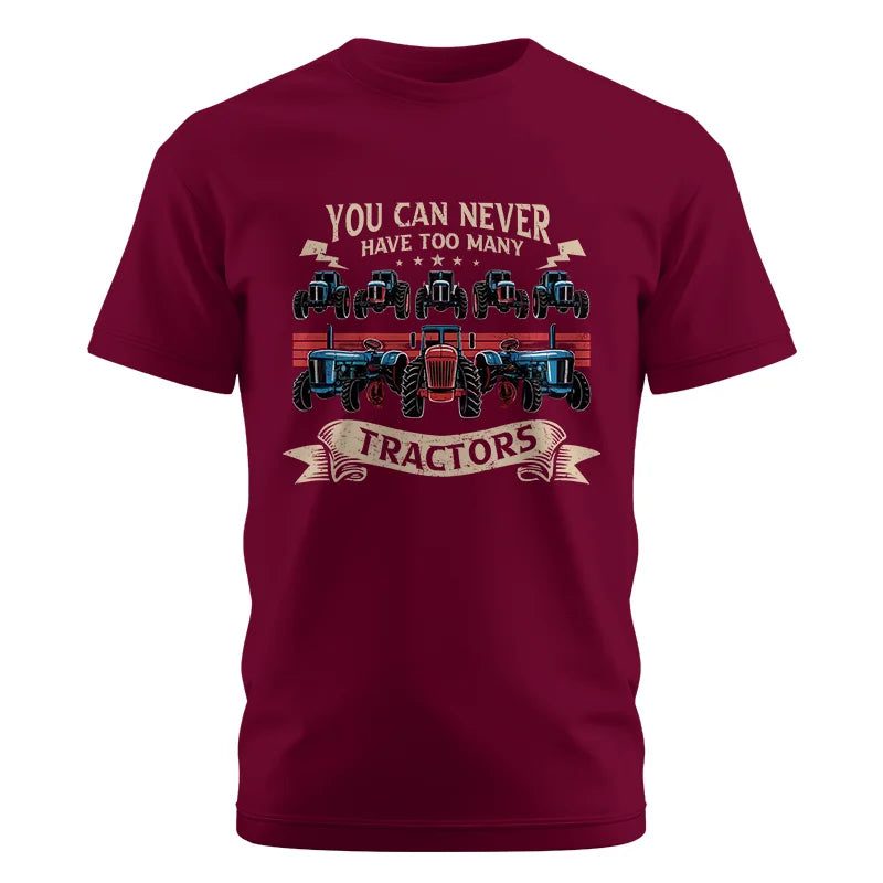 Image of You Can Never Have Too Many Tractor - Unisex Cotton Crew Tee