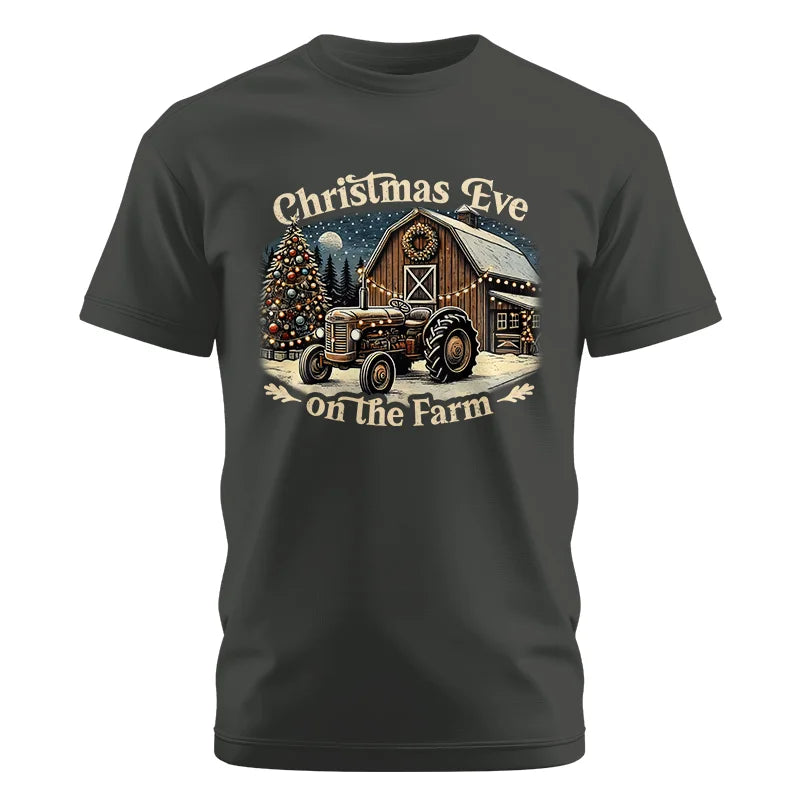 Image of Christmas Eve On The Farm 2 - Unisex Cotton Crew Tee