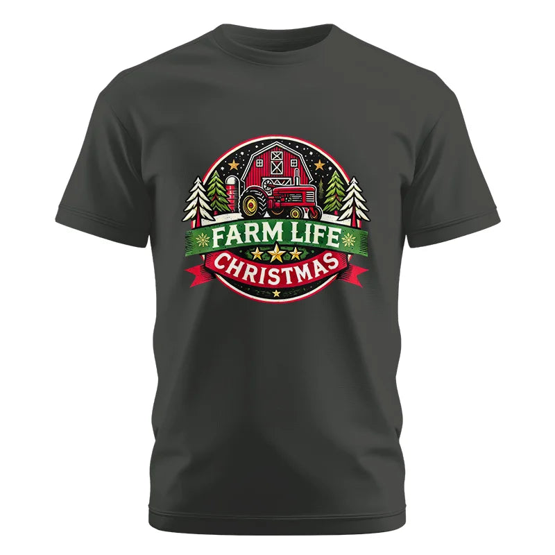 Farm Life Christmas 3 - Unisex Cotton Crew Tee