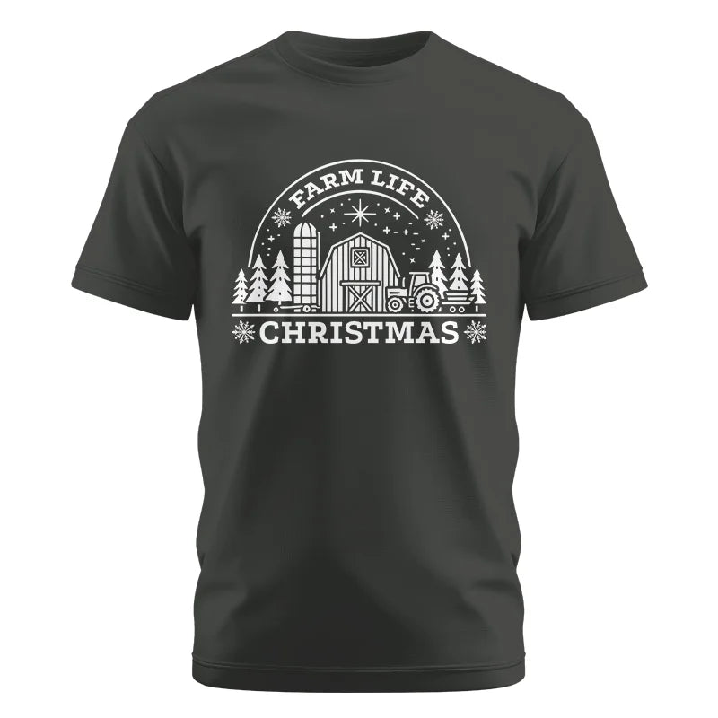 Farm Life Christmas 4 - Unisex Cotton Crew Tee