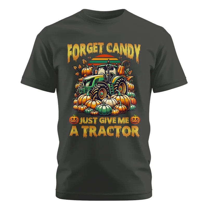 Image of Forget Candy Just Give Me A Tractor - Unisex Cotton Crew Tee