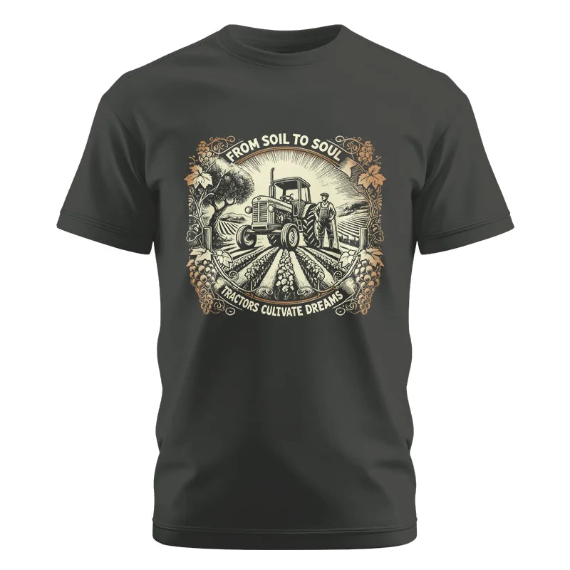 From Soil To Soul_Tractors Cultivate Dreams 2 - Unisex Cotton Crew Tee