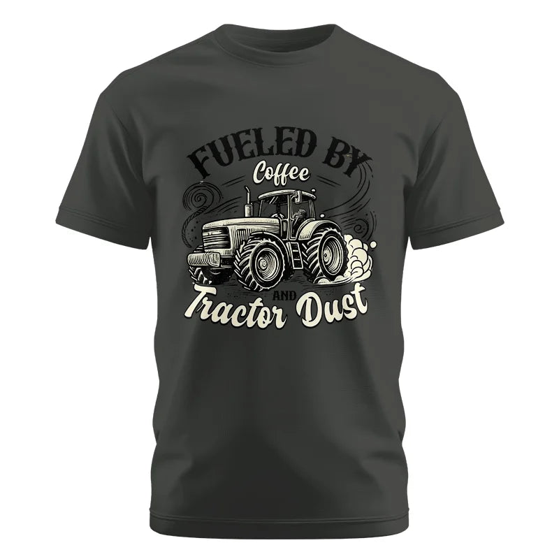 Fueled By Coffee And Tractor Dust 2 - Unisex Cotton Crew Tee