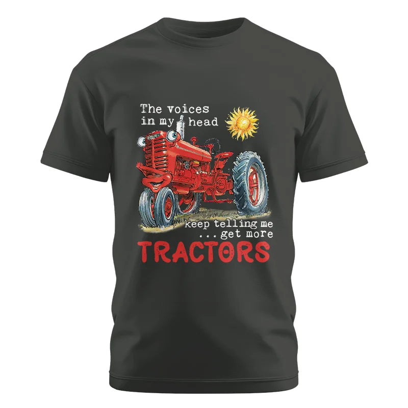 Image of Get More Tractors 6 - Unisex Cotton Crew Tee