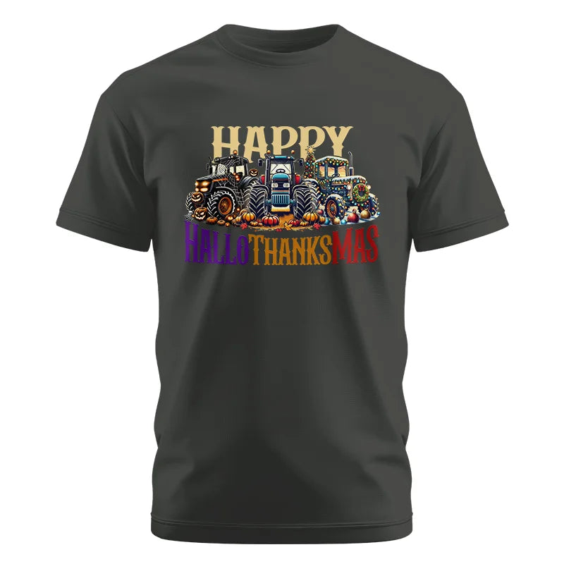 Happy HalloThanksMas - Unisex Cotton Crew Tee