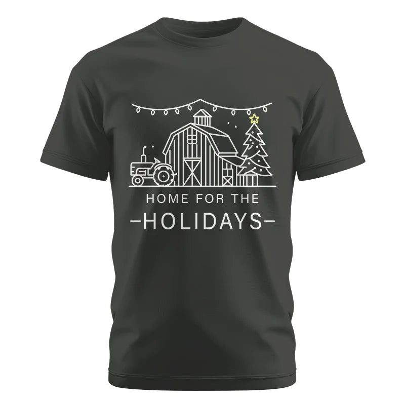 Home For The Holidays - Unisex Cotton Crew Tee