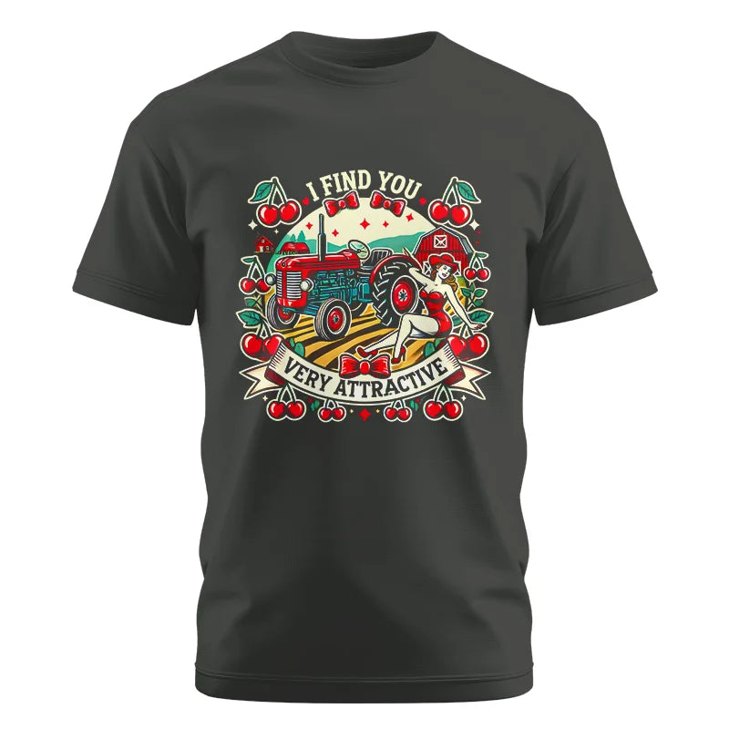 I Find You Very Attractive Red Cherry - Unisex Cotton Crew Tee