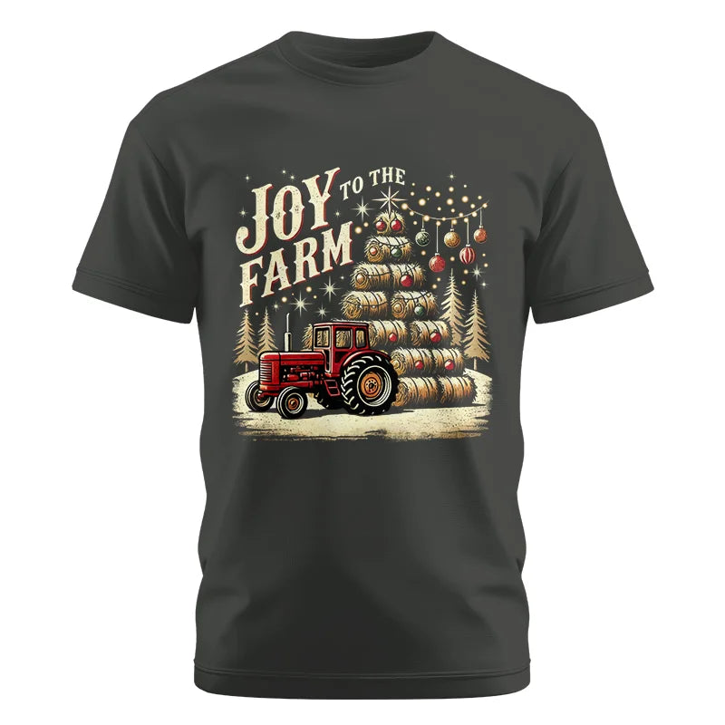 Image of Joy To The Farm - Unisex Cotton Crew Tee