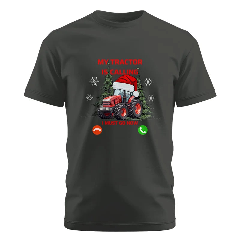 My Tractor Is Calling 2 - Unisex Cotton Crew Tee