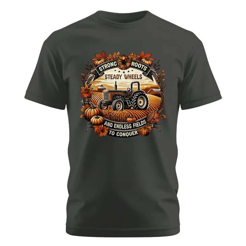 Image of Thanksgiving Farmer Endless Fields To Conquer 1 - Unisex Cotton Crew Tee