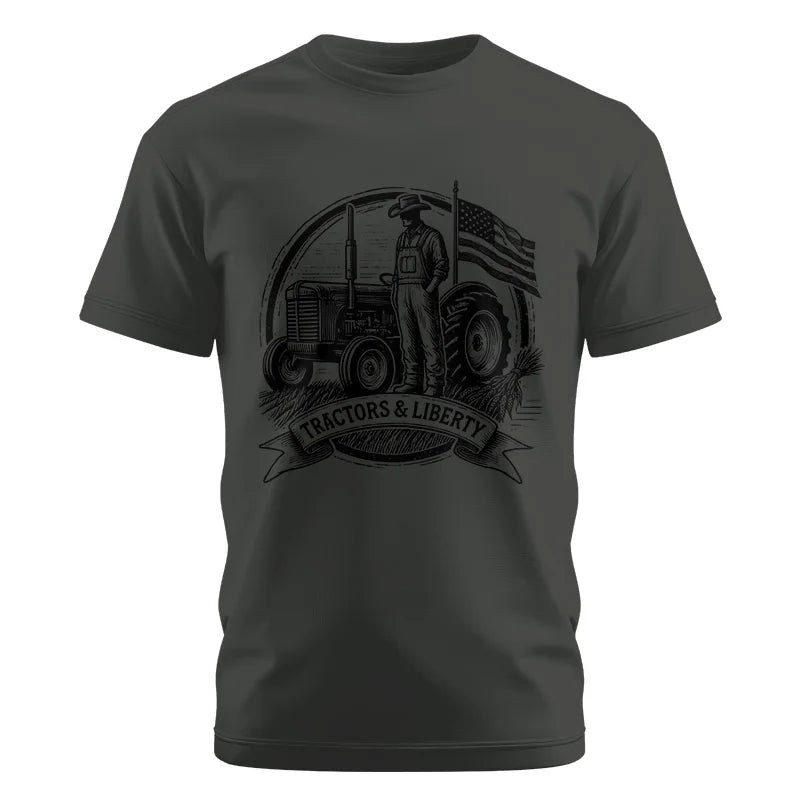 Tractors And Liberty - Unisex Cotton Crew Tee