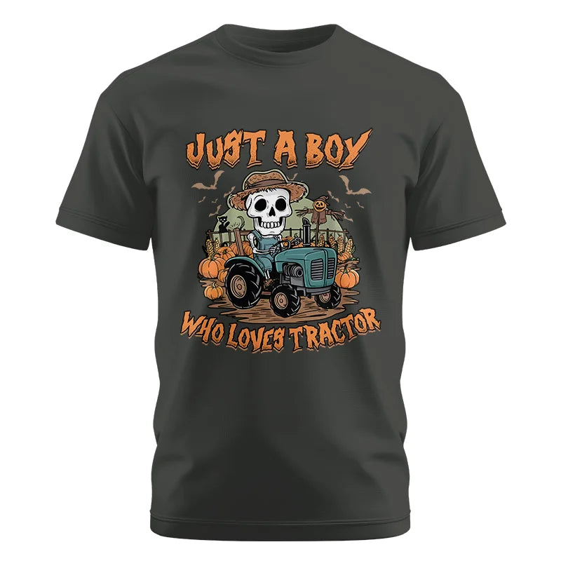 Tractors Halloween Themed - Unisex Cotton Crew Tee