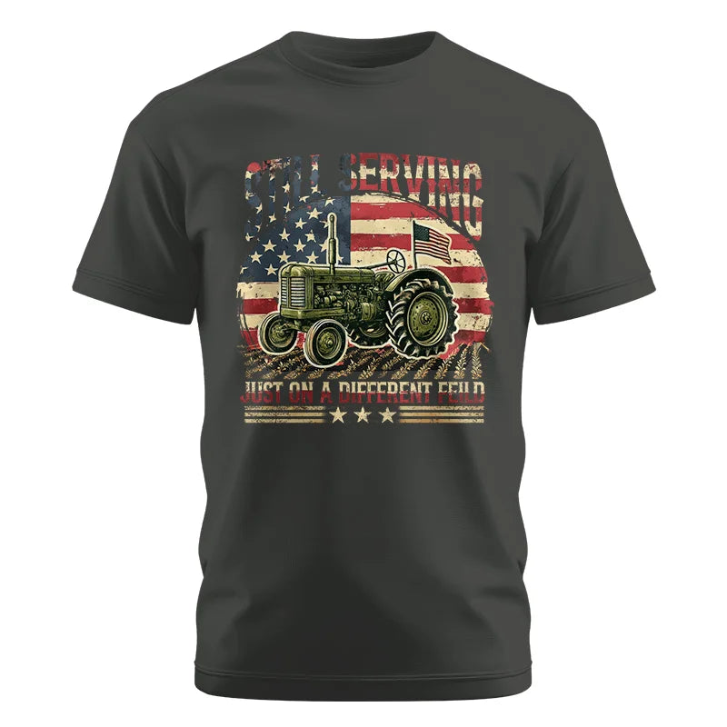 Image of Veteran Farmer Still Serving 10 - Unisex Cotton Crew Tee