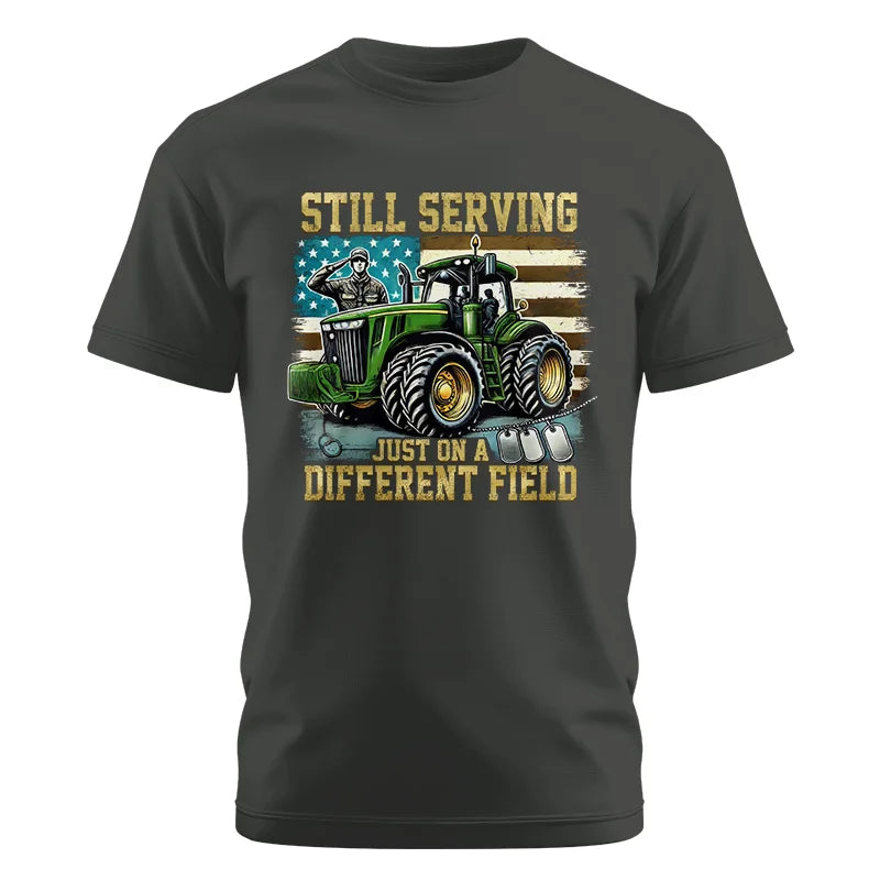 Veteran Farmer Still Serving 3 - Unisex Cotton Crew Tee