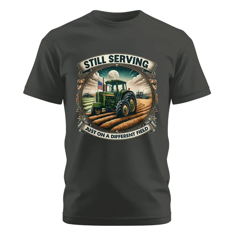 Veteran Farmer Still Serving 4 - Unisex Cotton Crew Tee