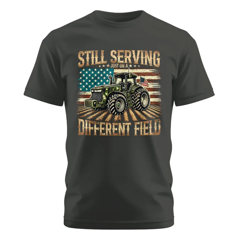 Veteran Farmer Still Serving 5 - Unisex Cotton Crew Tee