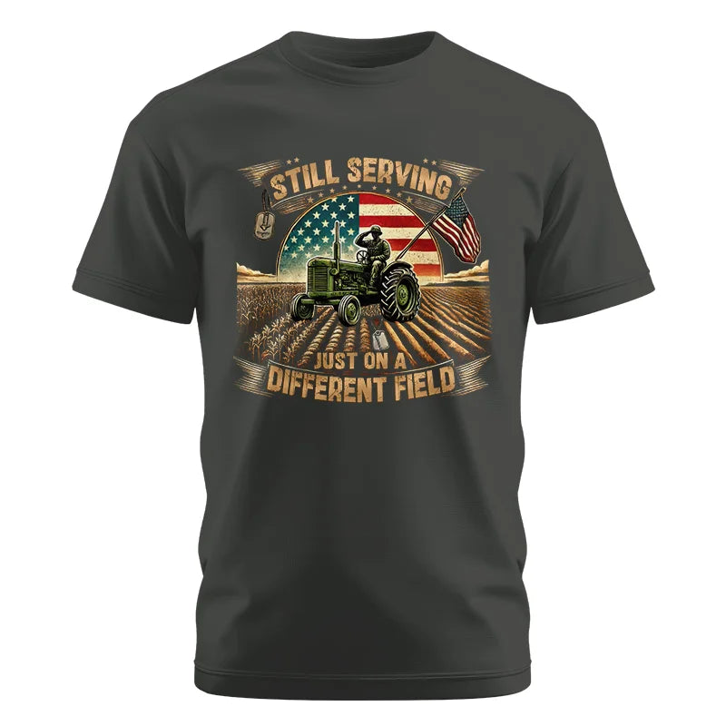 Image of Veteran Farmer Still Serving 8 - Unisex Cotton Crew Tee