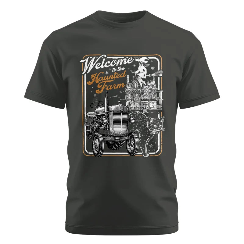 Welcome To The Haunted Farm 2 - Unisex Cotton Crew Tee