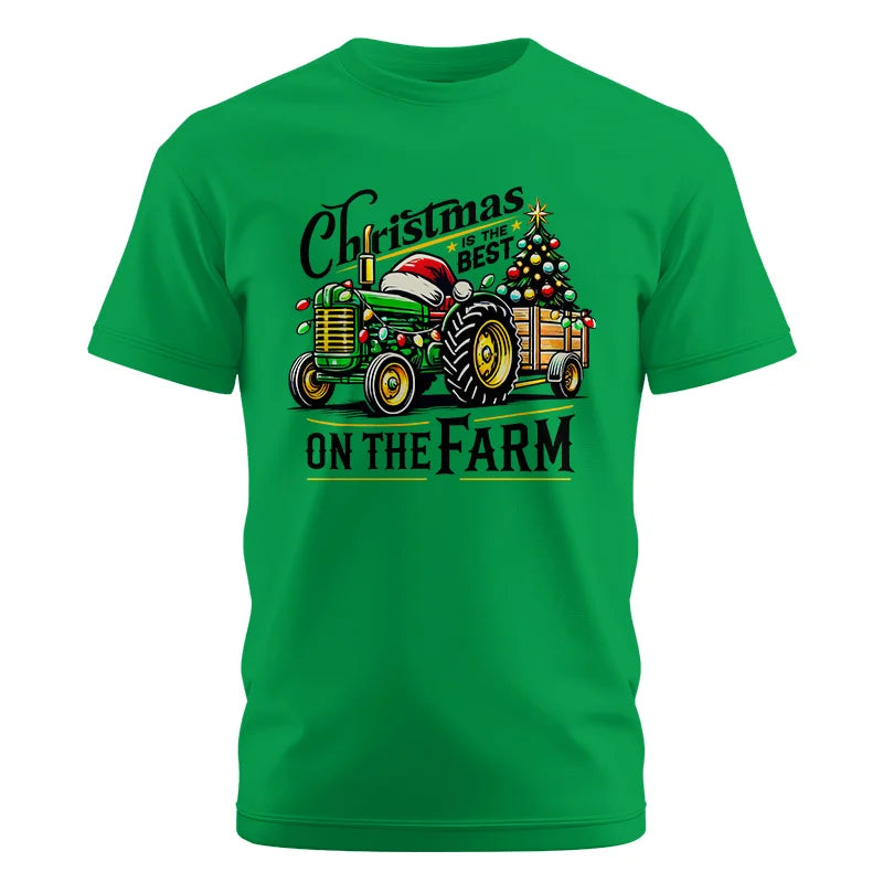 Christmas Is The Best On The Farm 3 - Unisex Cotton Crew Tee